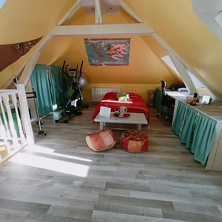 Habitación en casa particular Sauna Dans Maison De Maître Proche Etretat -étage2 Rolleville