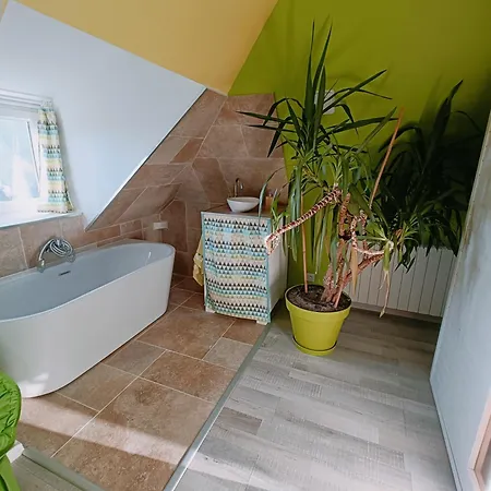 Habitación en casa particular Sauna Dans Maison De Maître Proche Etretat -étage2